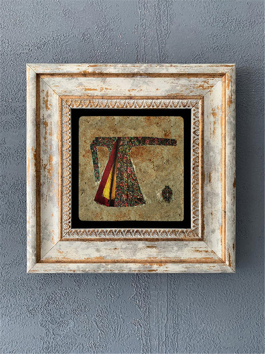 SINGLE FRAME NATURAL STONE WALL DECOR / CDD1-40-157 (WALL DECOR)