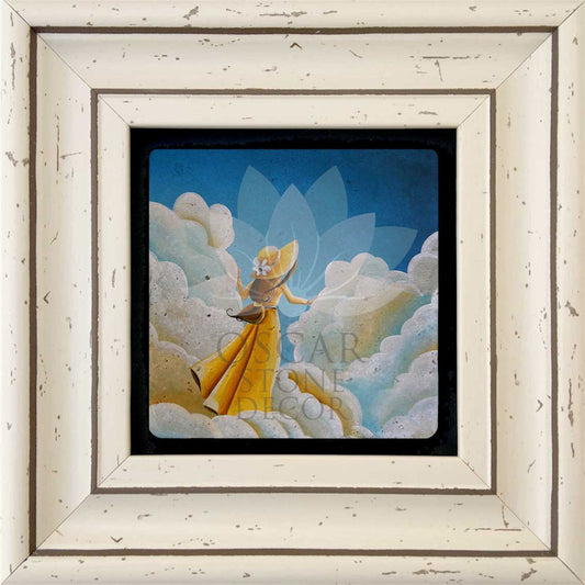 SINGLE FRAME NATURAL STONE WALL DECOR / CDD-30-127 (WALL DECOR)
