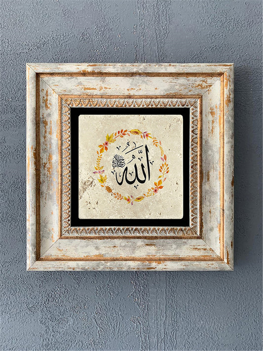 SINGLE FRAME NATURAL STONE WALL DECOR / CDD1-40-430 (WALL DECOR)