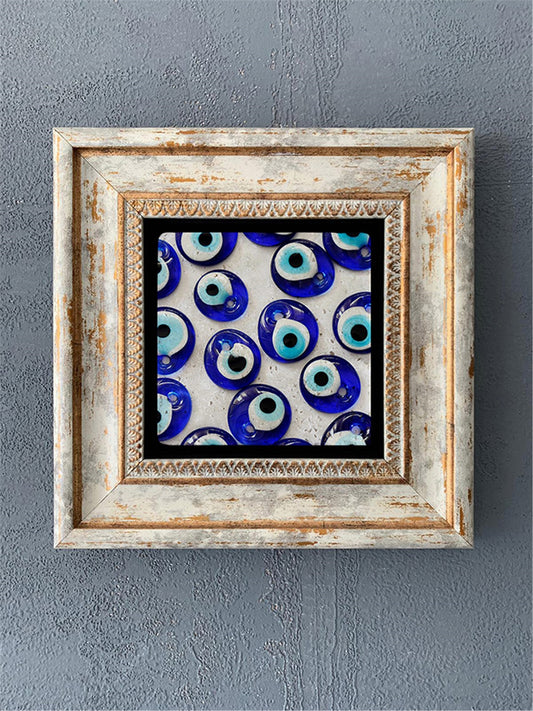 SINGLE FRAME NATURAL STONE WALL DECOR / CDD1-40-509 (WALL DECOR)