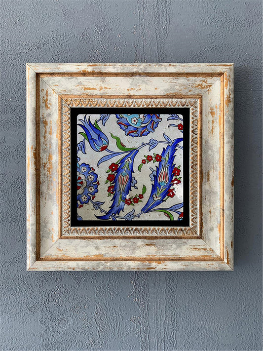 SINGLE FRAME NATURAL STONE WALL DECOR / CDD1-40-248 (WALL DECOR)