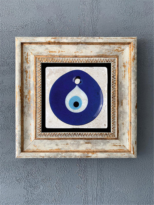 SINGLE FRAME NATURAL STONE WALL DECOR / CDD1-40-510 (WALL DECOR)