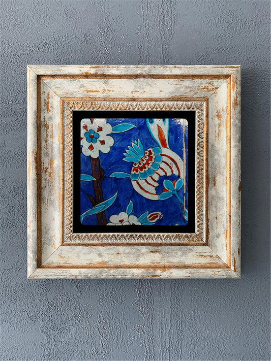SINGLE FRAME NATURAL STONE WALL DECOR / CDD1-40-247 (WALL DECOR)
