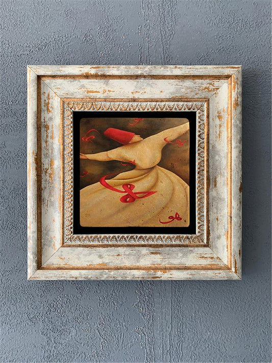 SINGLE FRAME NATURAL STONE WALL DECOR / CDD1-40-064 (WALL DECOR)