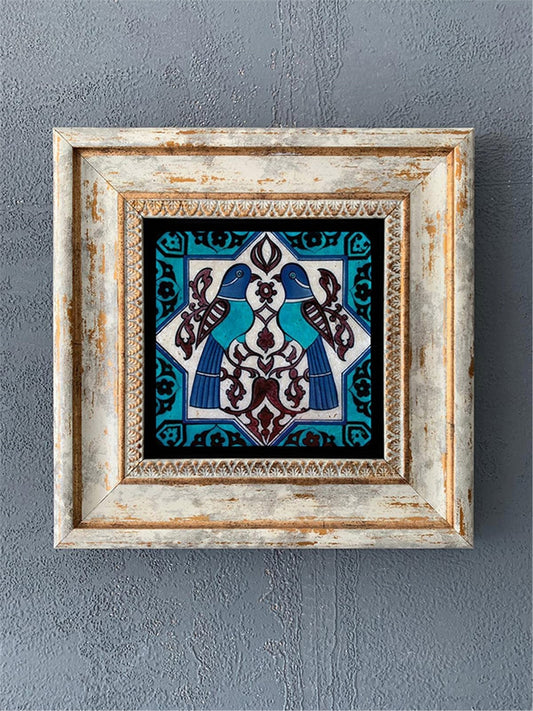 SINGLE FRAME NATURAL STONE WALL DECOR / CDD1-40-274 (WALL DECOR)