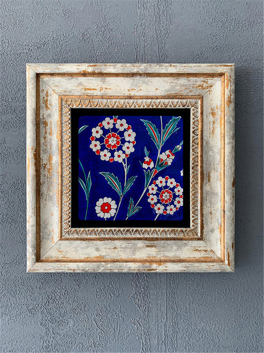 SINGLE FRAME NATURAL STONE WALL DECOR / CDD1-40-199 (WALL DECOR)