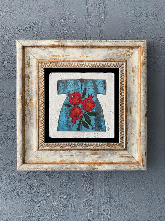 SINGLE FRAME NATURAL STONE WALL DECOR / CDD1-40-151 (WALL DECOR)