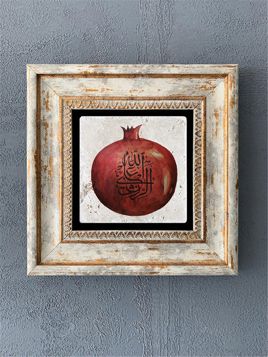 SINGLE FRAME NATURAL STONE WALL DECOR / CDD1-40-470 (WALL DECOR)