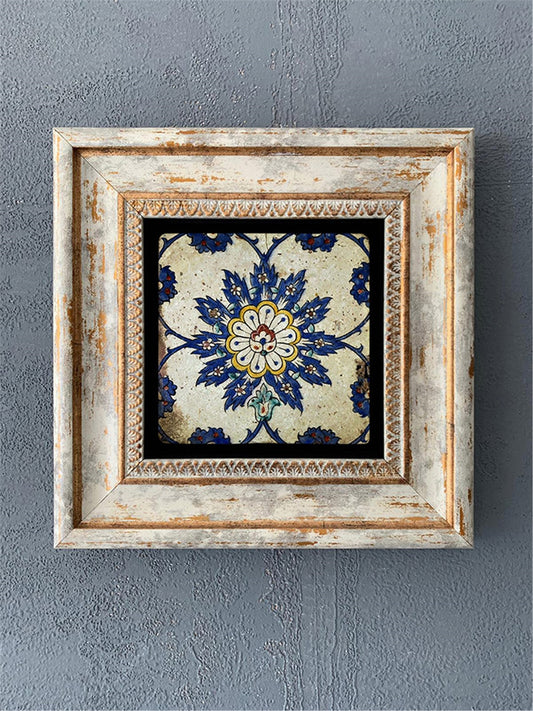 SINGLE FRAME NATURAL STONE WALL DECOR / CDD1-40-263 (WALL DECOR)
