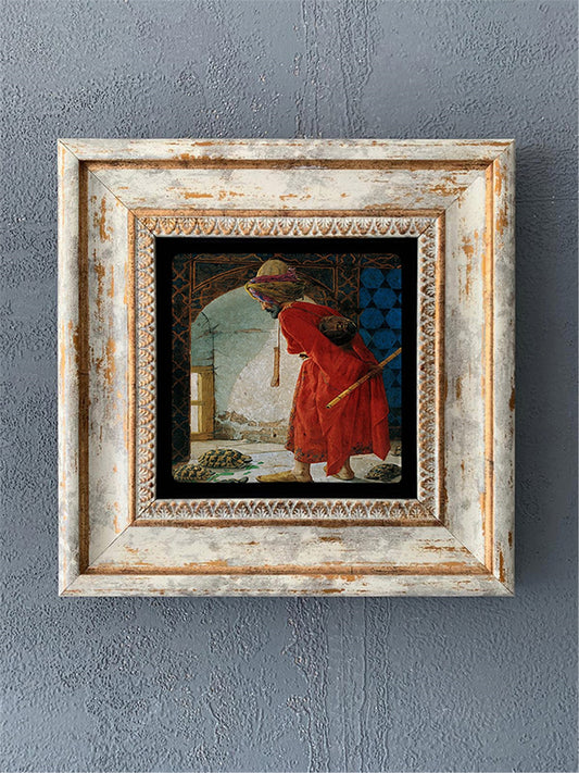 SINGLE FRAME NATURAL STONE WALL DECOR / CDD1-40-169 (WALL DECOR)