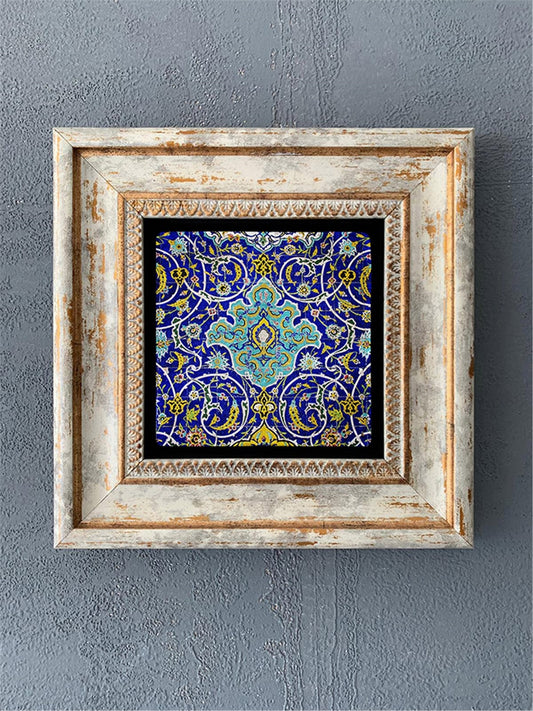 SINGLE FRAME NATURAL STONE WALL DECOR / CDD1-40-286 (WALL DECOR)