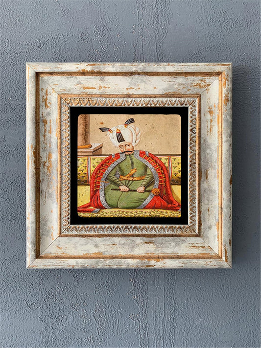 SINGLE FRAME NATURAL STONE WALL DECOR / CDD1-40-139 (WALL DECOR)