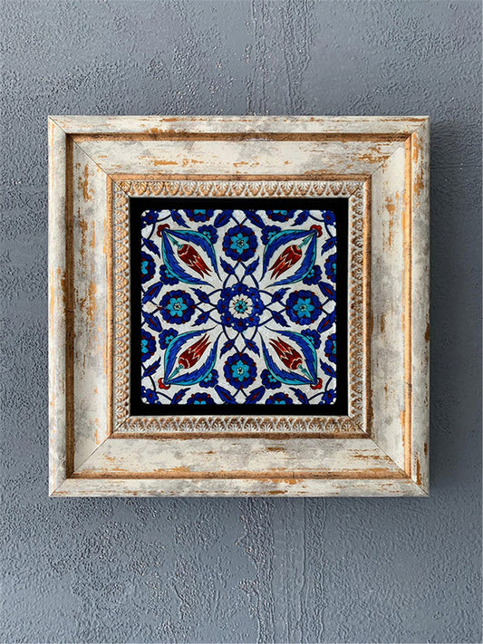 SINGLE FRAME NATURAL STONE WALL DECOR / CDD1-40-246 (WALL DECOR)