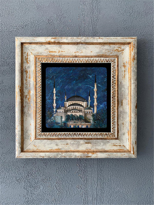 SINGLE FRAME NATURAL STONE WALL DECOR / CDD1-40-031 (WALL DECOR)