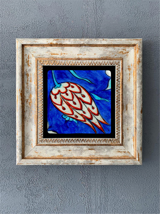 SINGLE FRAME NATURAL STONE WALL DECOR / CDD1-40-307 (WALL DECOR)