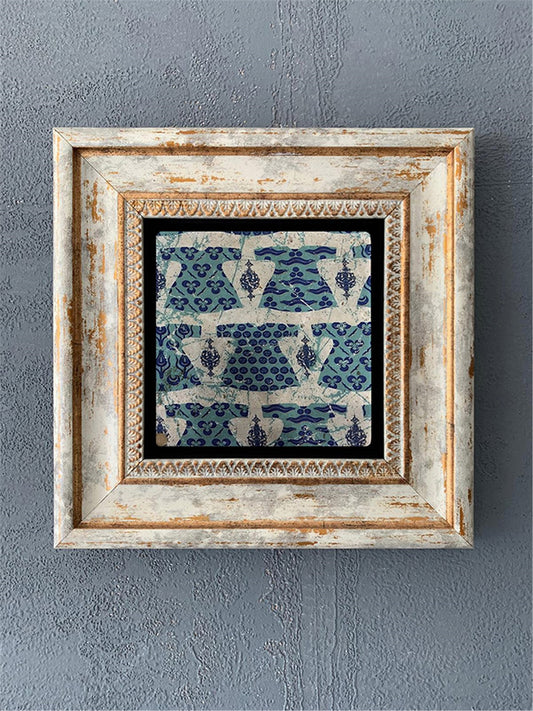 SINGLE FRAME NATURAL STONE WALL DECOR / CDD1-40-166 (WALL DECOR)