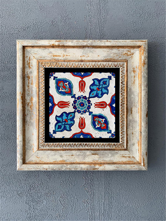 SINGLE FRAME NATURAL STONE WALL DECOR / CDD1-40-213 (WALL DECOR)