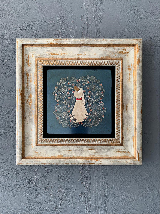SINGLE FRAME NATURAL STONE WALL DECOR / CDD1-40-072 (WALL DECOR)