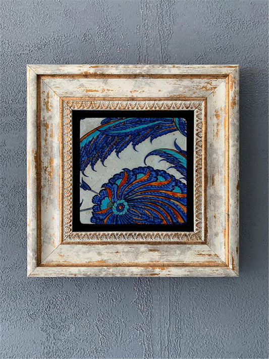 SINGLE FRAME NATURAL STONE WALL DECOR / CDD1-40-239 (WALL DECOR)