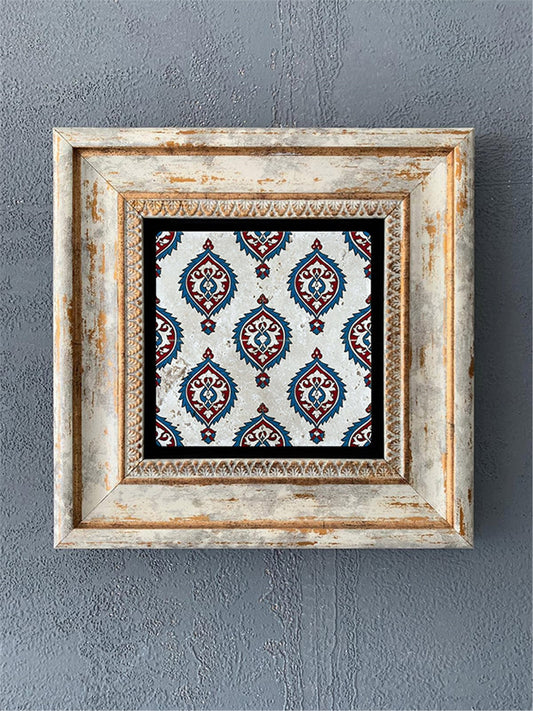 SINGLE FRAME NATURAL STONE WALL DECOR / CDD1-40-216 (WALL DECOR)