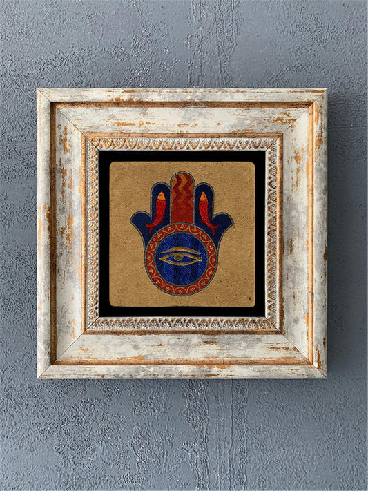 SINGLE FRAME NATURAL STONE WALL DECOR / CDD1-40-107 (WALL DECOR)