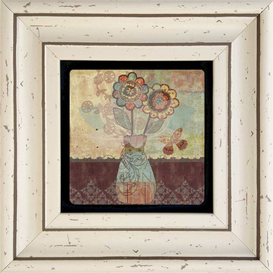 SINGLE FRAME NATURAL STONE WALL DECOR / CDD-30-058 (WALL DECOR)