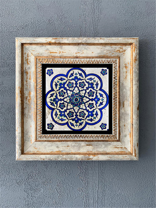 SINGLE FRAME NATURAL STONE WALL DECOR / CDD1-40-280 (WALL DECOR)