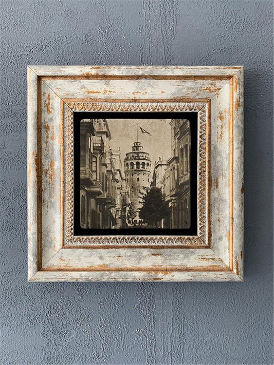 SINGLE FRAME NATURAL STONE WALL DECOR / CDD1-40-042 (WALL DECOR)