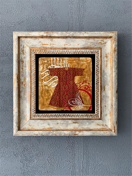 SINGLE FRAME NATURAL STONE WALL DECOR / CDD1-40-128 (WALL DECOR)