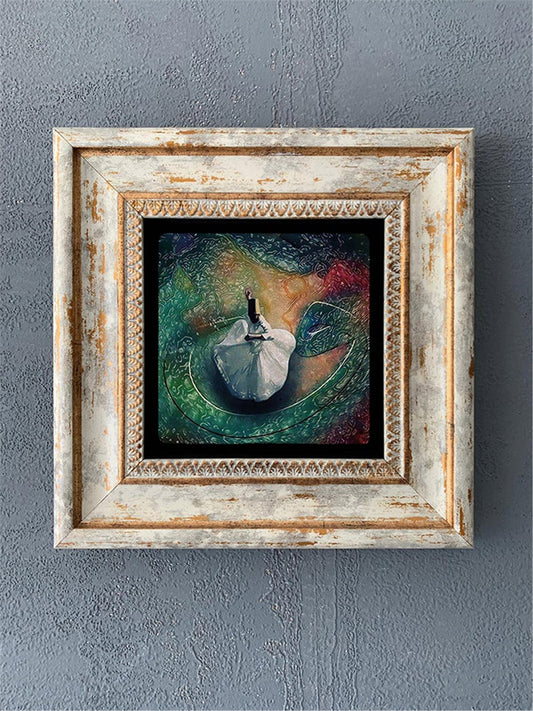 SINGLE FRAME NATURAL STONE WALL DECOR / CDD1-40-085 (WALL DECOR)