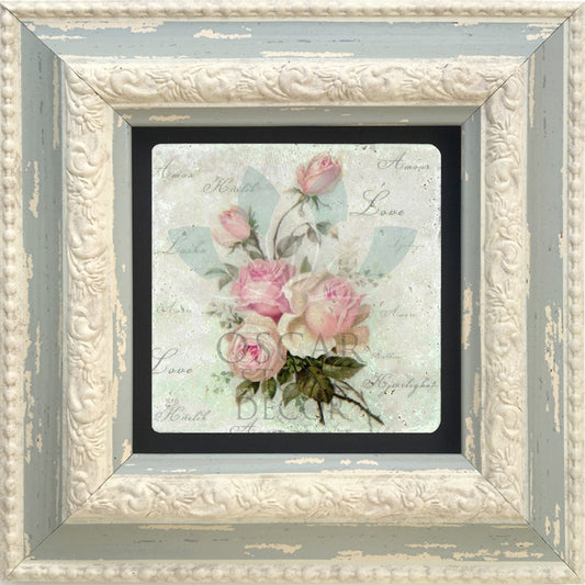 SINGLE FRAME NATURAL STONE WALL DECOR / CDD-10-033 (WALL DECOR)