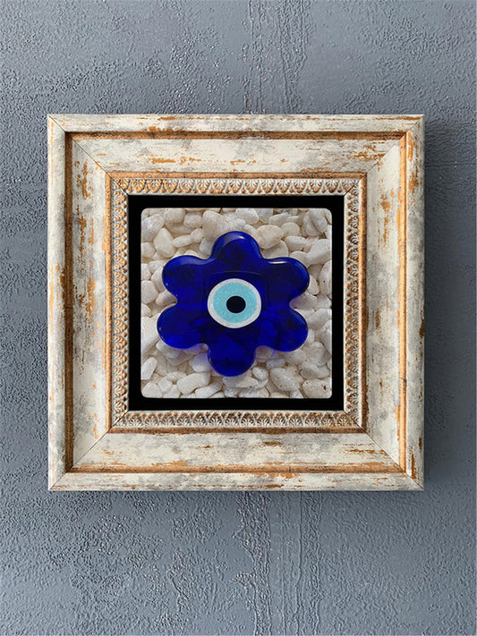 SINGLE FRAME NATURAL STONE WALL DECOR / CDD1-40-507 (WALL DECOR)
