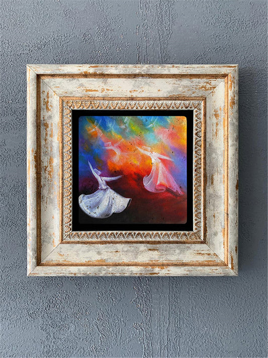 SINGLE FRAME NATURAL STONE WALL DECOR / CDD1-40-078 (WALL DECOR)