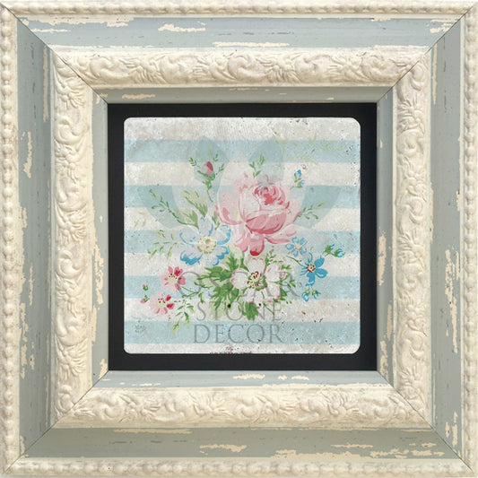 SINGLE FRAME NATURAL STONE WALL DECOR / CDD-10-005 (WALL DECOR)