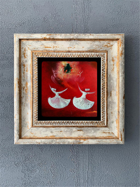 SINGLE FRAME NATURAL STONE WALL DECOR / CDD1-40-079 (WALL DECOR)