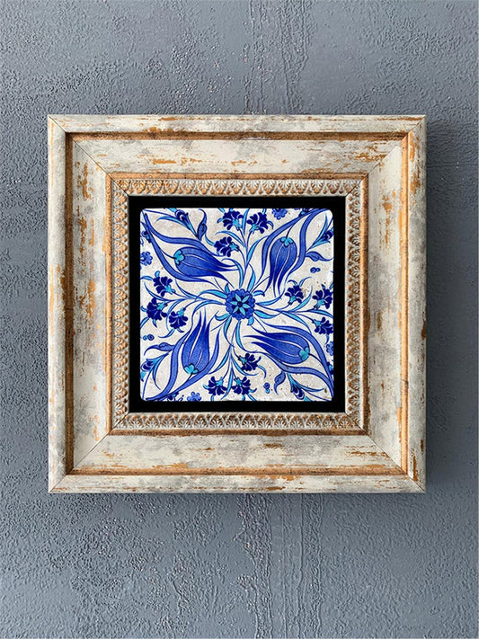 SINGLE FRAME NATURAL STONE WALL DECOR / CDD1-40-202 (WALL DECOR)