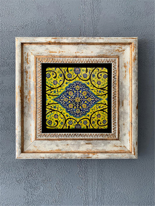SINGLE FRAME NATURAL STONE WALL DECOR / CDD1-40-287 (WALL DECOR)