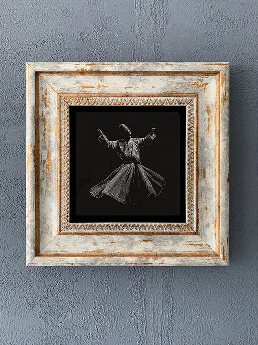 SINGLE FRAME NATURAL STONE WALL DECOR / CDD1-40-090 (WALL DECOR)