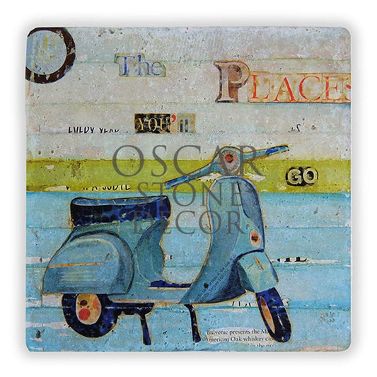 THE VESPA NATURAL STONE WALL DECOR / DD199 (WALL DECOR)