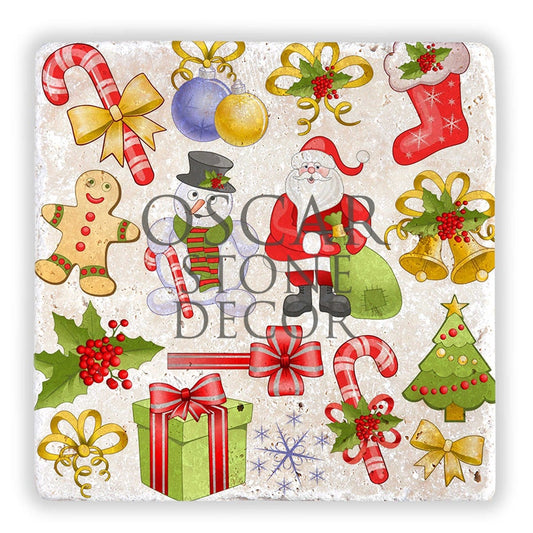NEW YEAR'S NATURAL STONE WALL DECOR / YDD-004 (WALL DECOR)