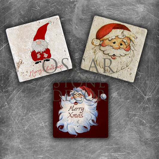 NEW YEAR'S NATURAL STONE MAGNET SET / YMG-006