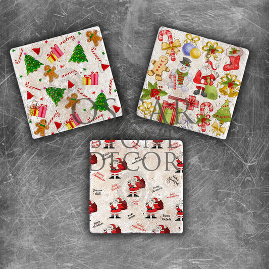 NEW YEAR'S NATURAL STONE MAGNET SET / YMG-011